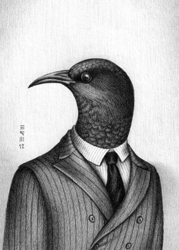 Extinct Birds Dressed In Fashions From the Year of Their Demise