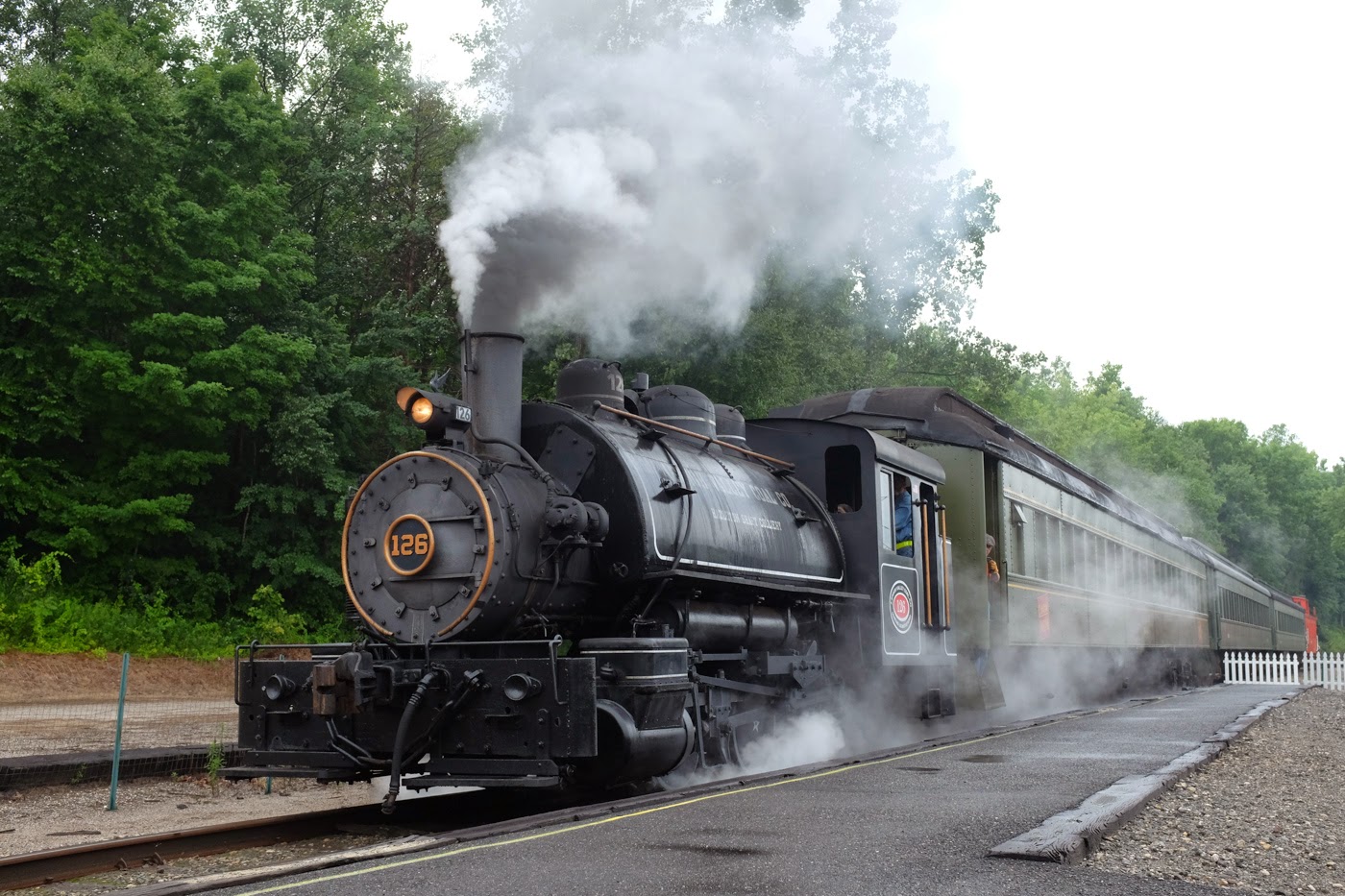 News From The Naugy Coal River Firing a Steam in the Rain
