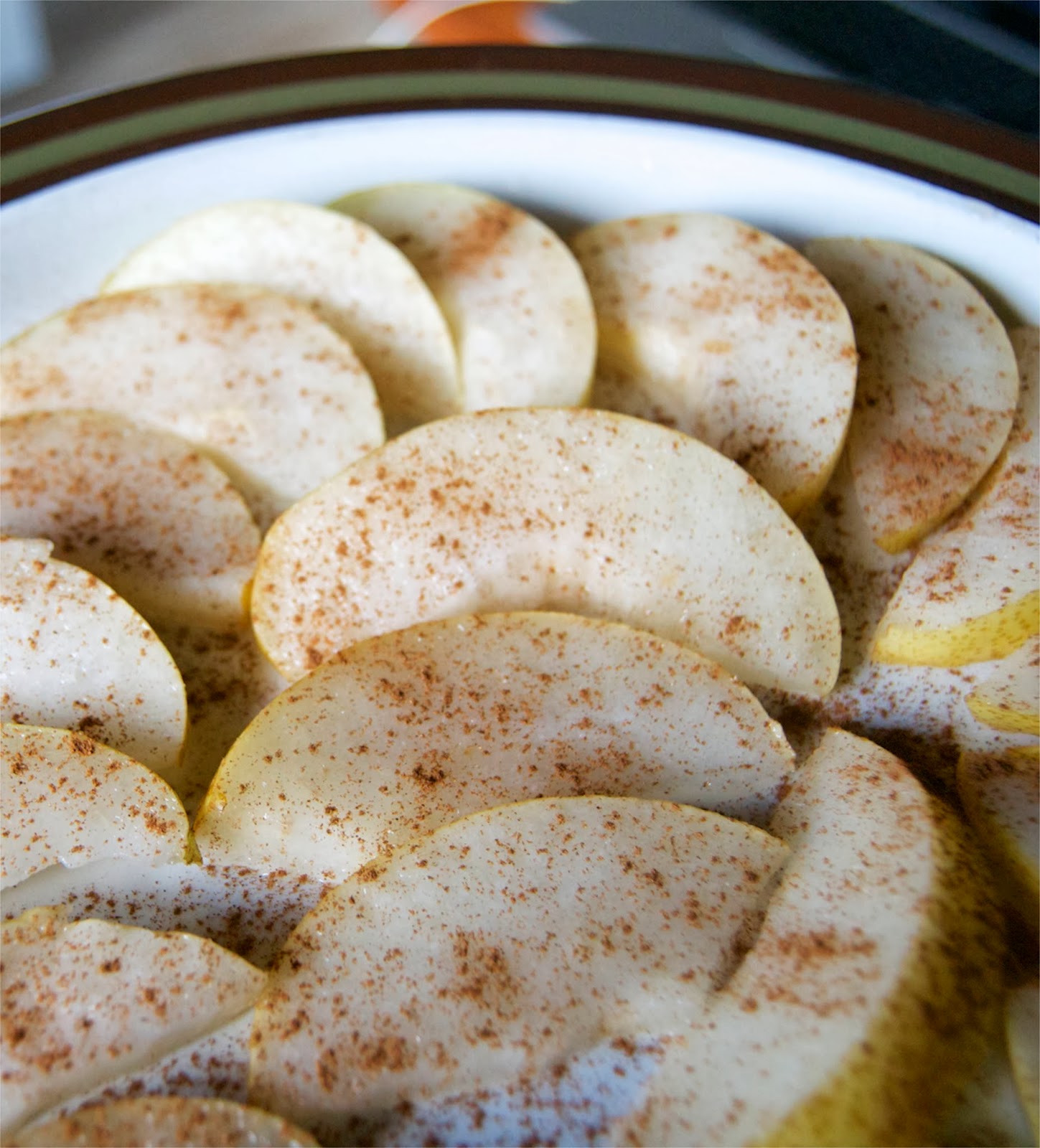 Cinnamon Pear Slices / Cinnamon Apple Slices 365 Days of Baking