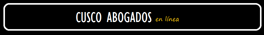 ABOGADOS CUSCO