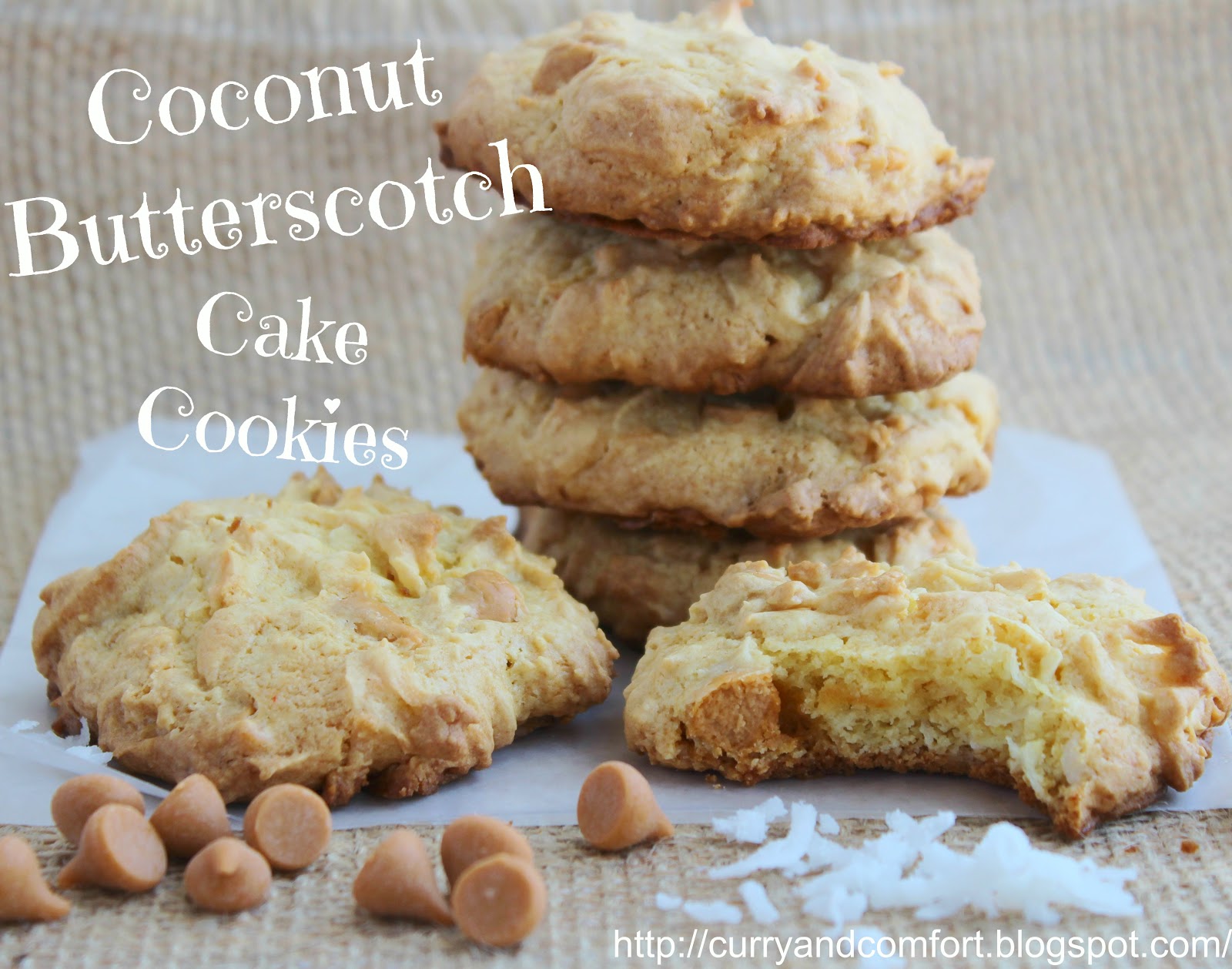 Kitchen Simmer Coconut Butterscotch Cake Cookies