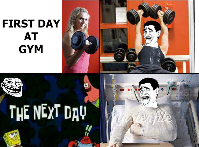 first day at gym