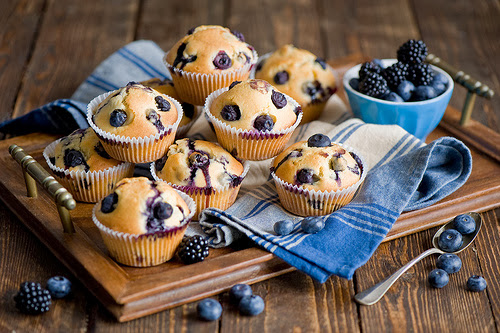 blueberry cupcakes / cupcakes ai mirtilli
