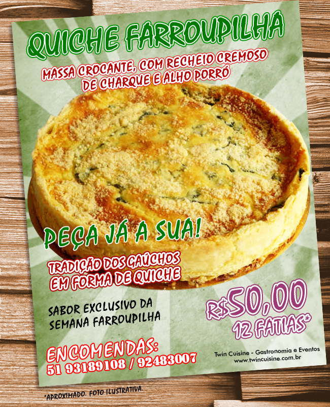 quiche farroupilha quiche farroupilha - charque e alho porró