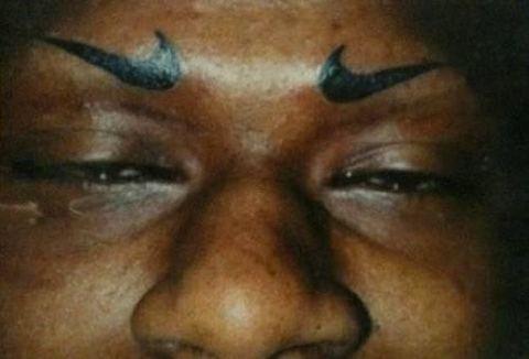 tattoo eyebrows. Nike tattoo eyebrows.