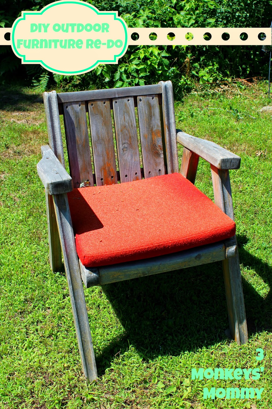 3 Monkeys' Mommy Outdoor Furniture ReDo