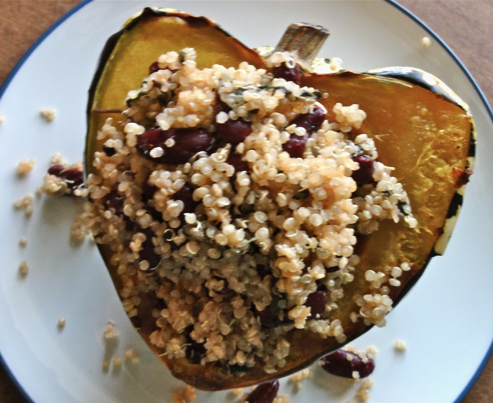 Kitchen Chemistry Kidney Beans & Quinoa with Acorn Squash Squish n