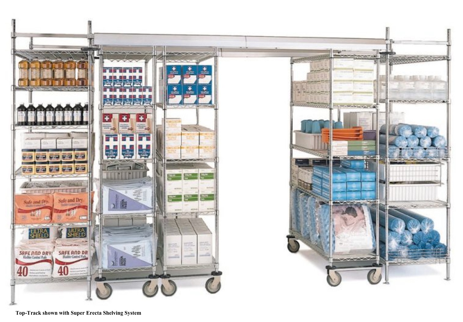 Metro Shelving Products Metro TopTrack System