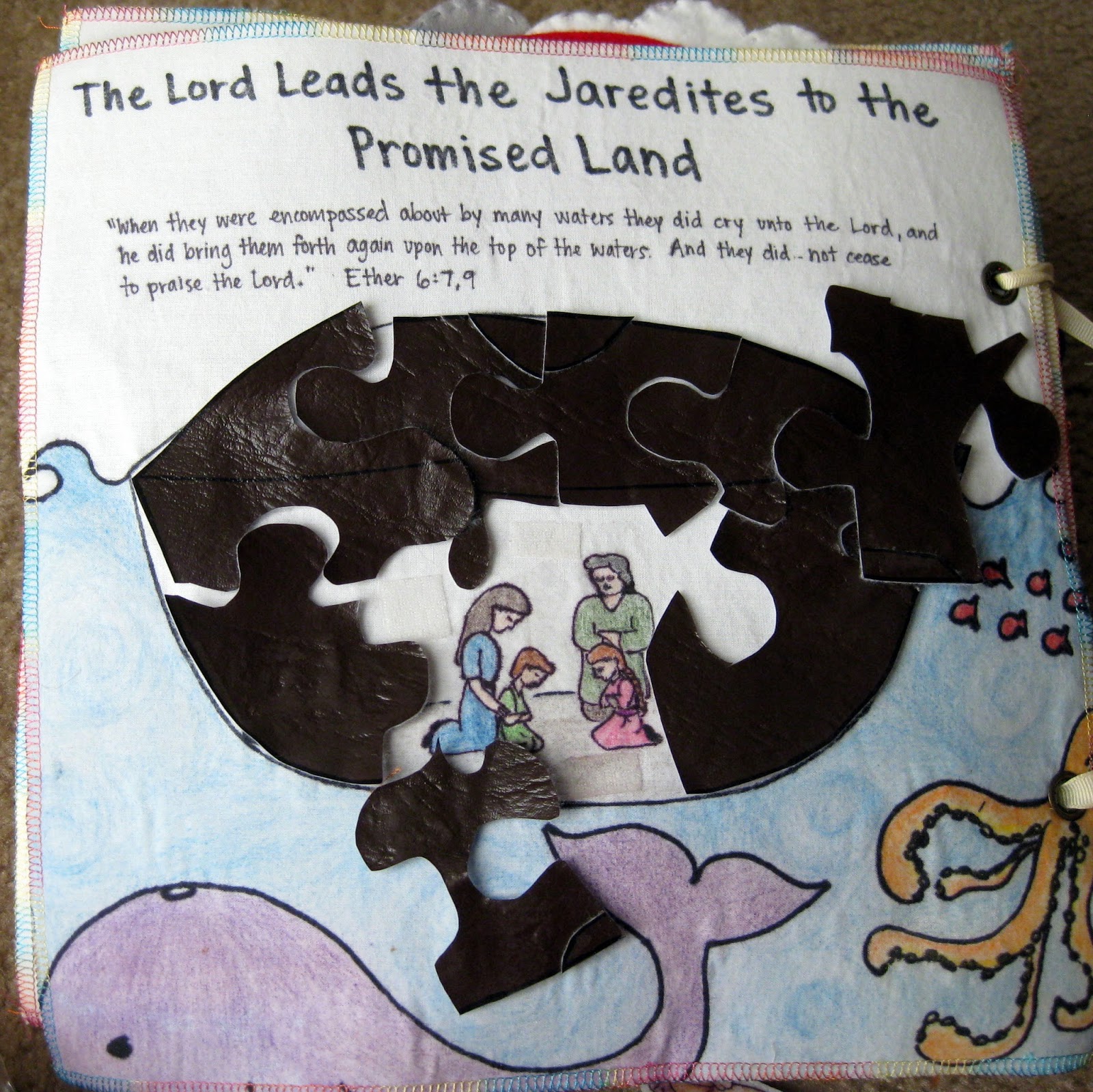 Brother Of Jared Quiet Book Page