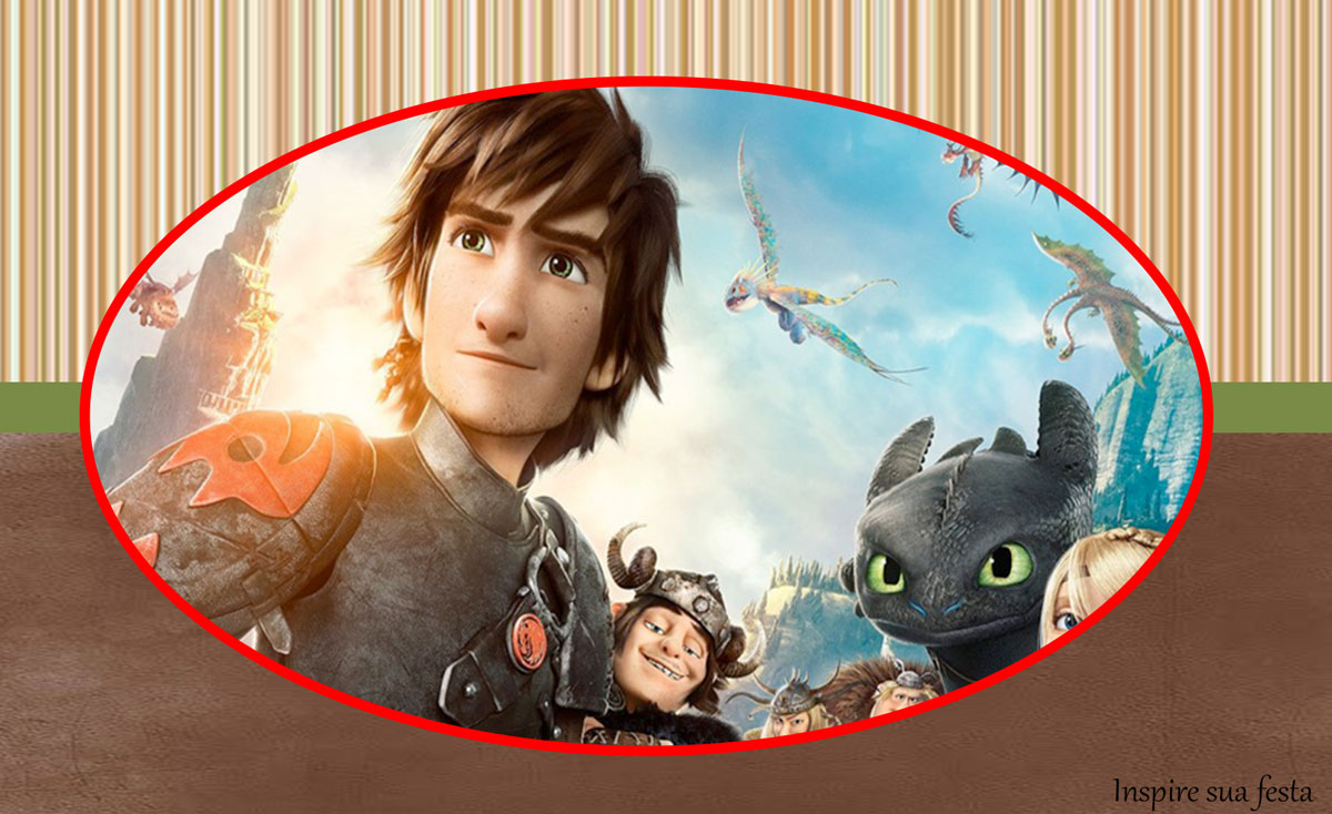 How to Train your Dragon Party Free Printable Candy Bar Labels. Oh