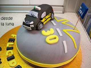 Tarta "taxi" Para Gemma
