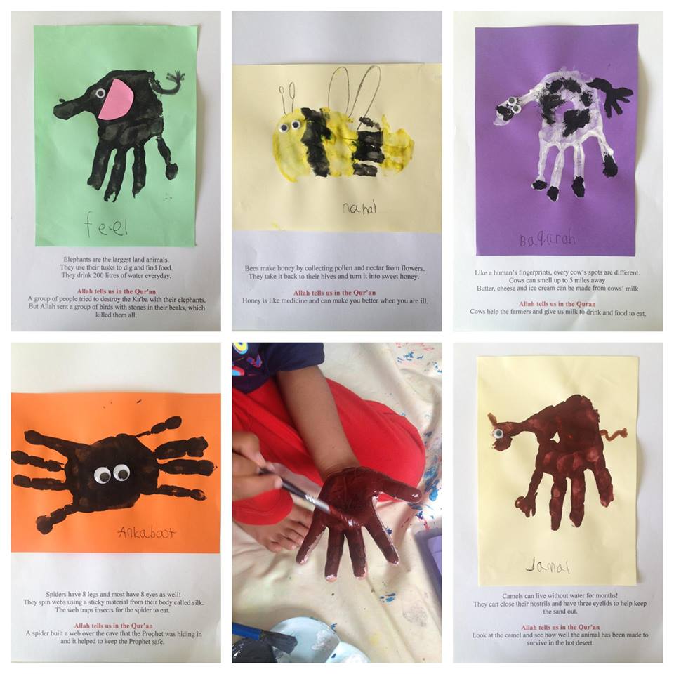 Handprint Animals from the Quran | Islam From the Start