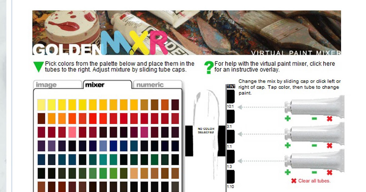 jackie simmonds artyfacts COLOUR MIXING TOOL WHAT FUN!