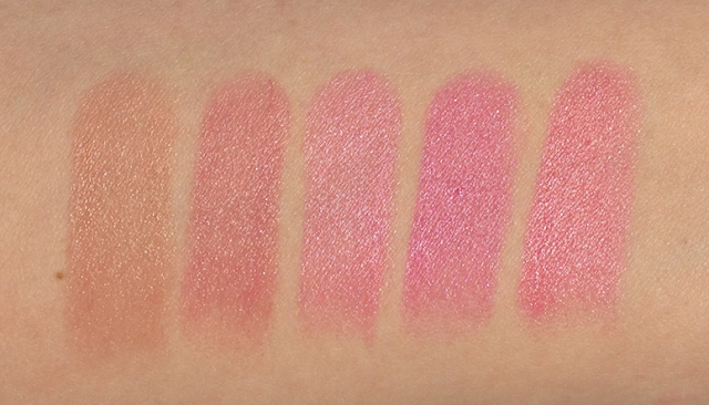 l'oreal caresse by colour riche lipstick swatches