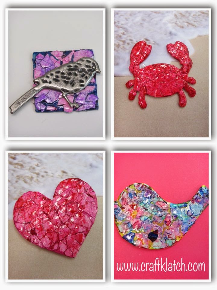 DIY Eggshell Mosaics Make Something Monday Craft Klatch