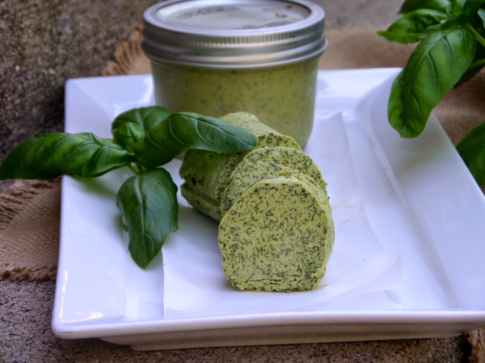 Becki Melvie Basil Chive Compound Butter