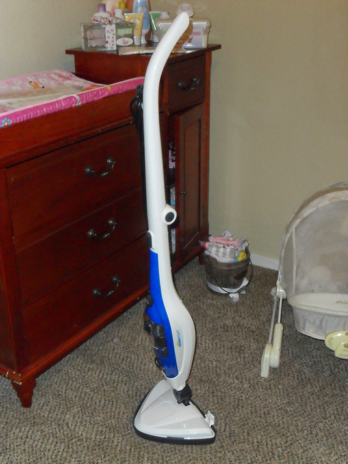 Nursery Cleaning and Home Right Steam Machine plus. Review