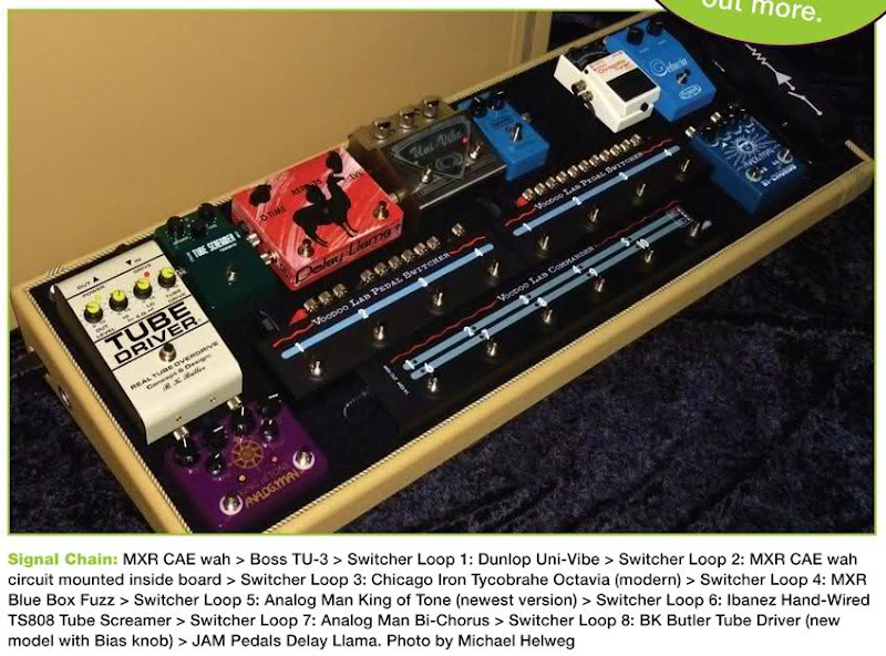 Kenny Wayne Shepherd Pedalboard 2012 Gearheads