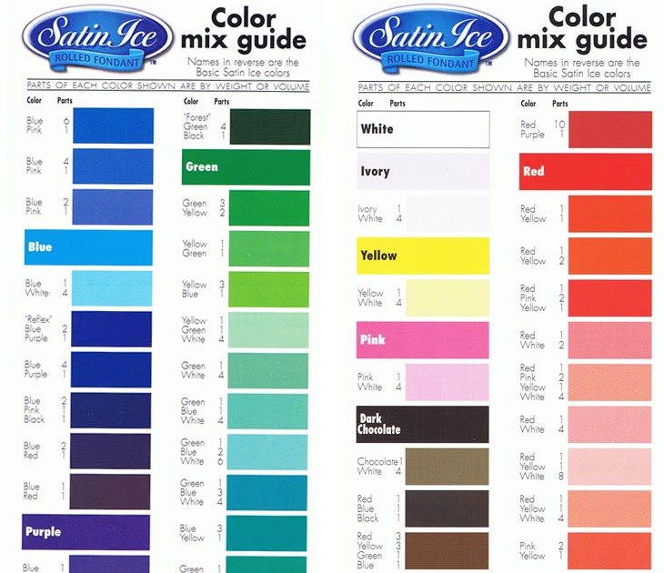 Satin Ice Color Chart