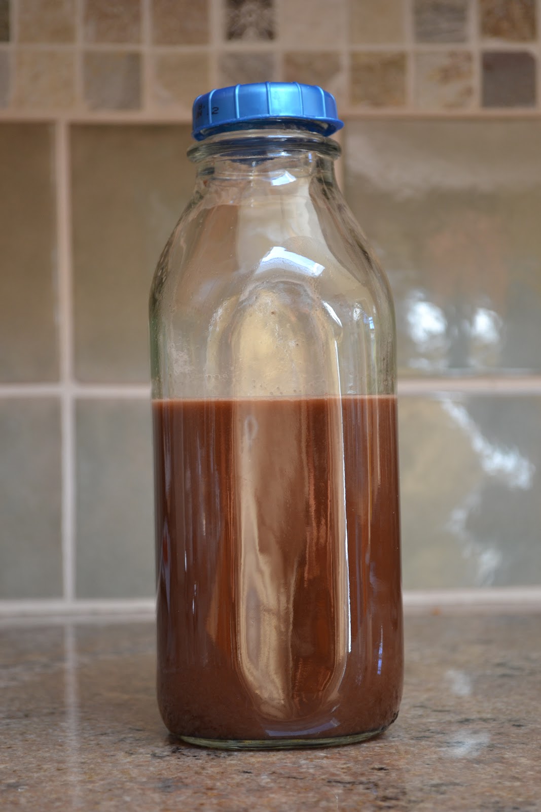 Homemade Chocolate Coconut Water Treading Lightly