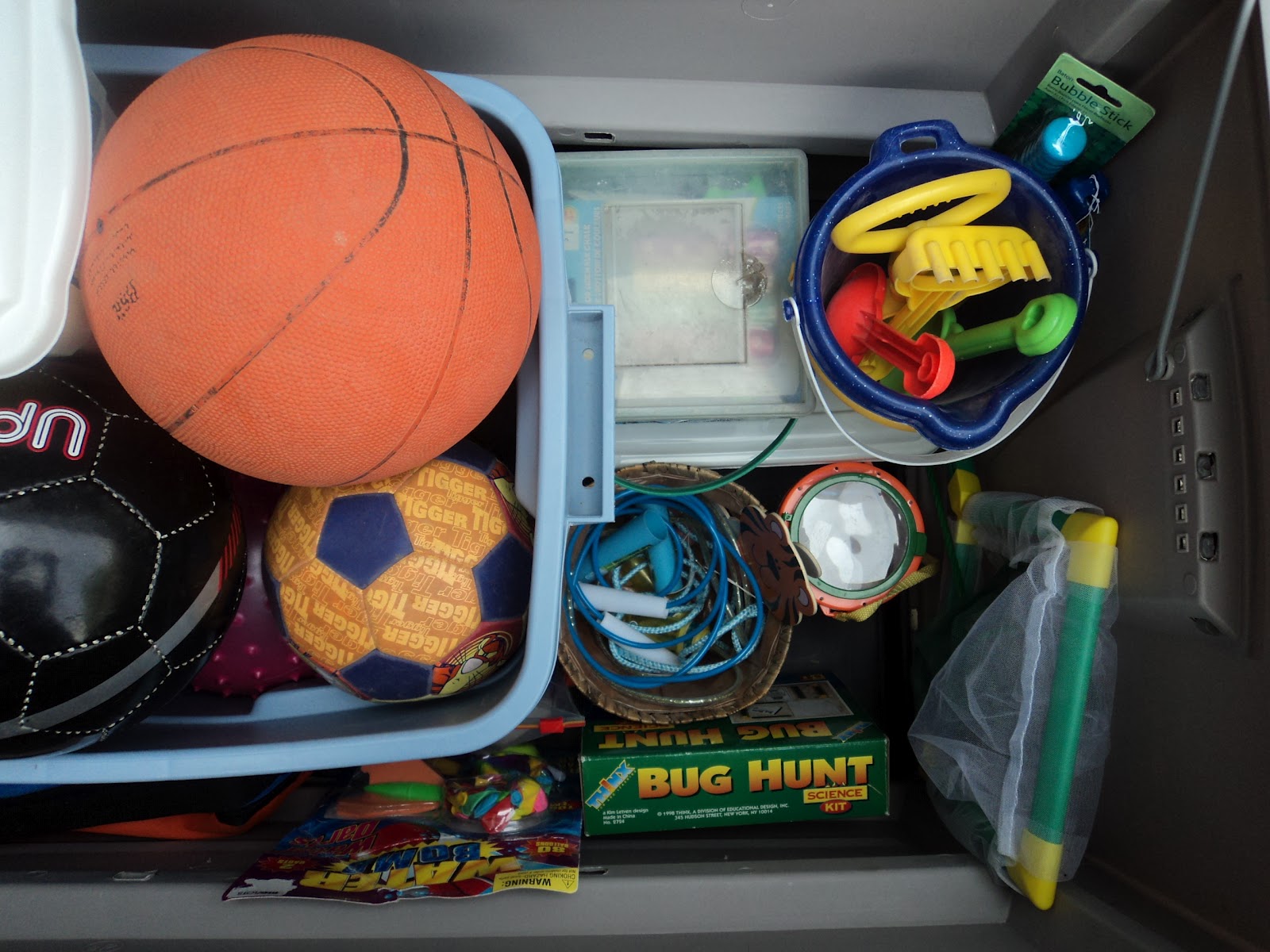 Organizing Our Backyard Deck Box From Overwhelmed to Organized