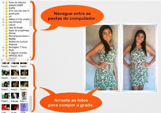 carregar fotos para o editor