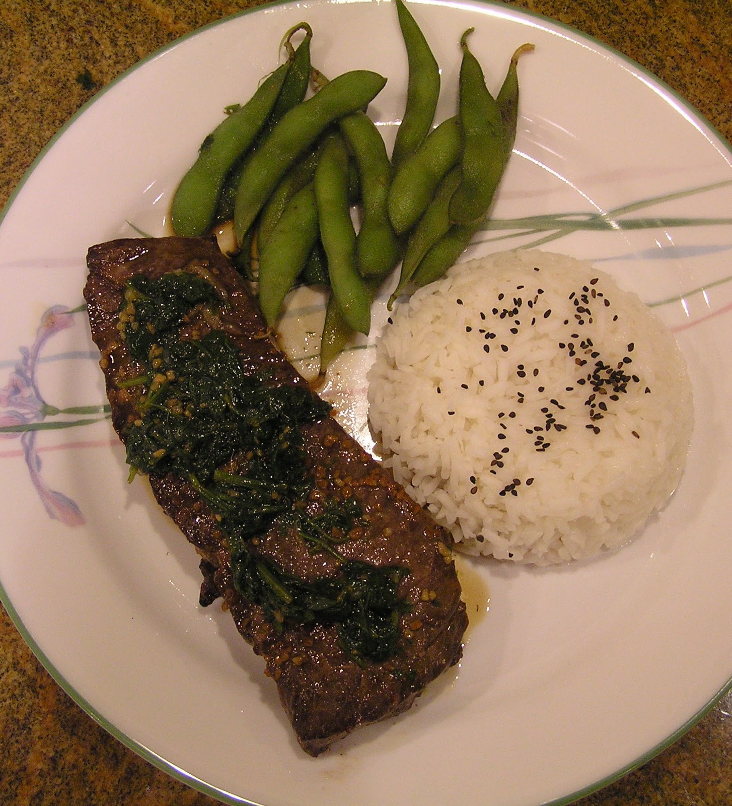 Steak with Spicy Cilantro Sauce