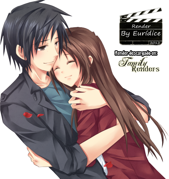 Imagenes de parejas anime abrazados - Imagui