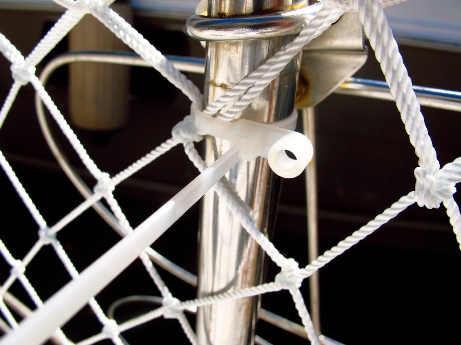 Windtraveler Installing Lifeline Netting