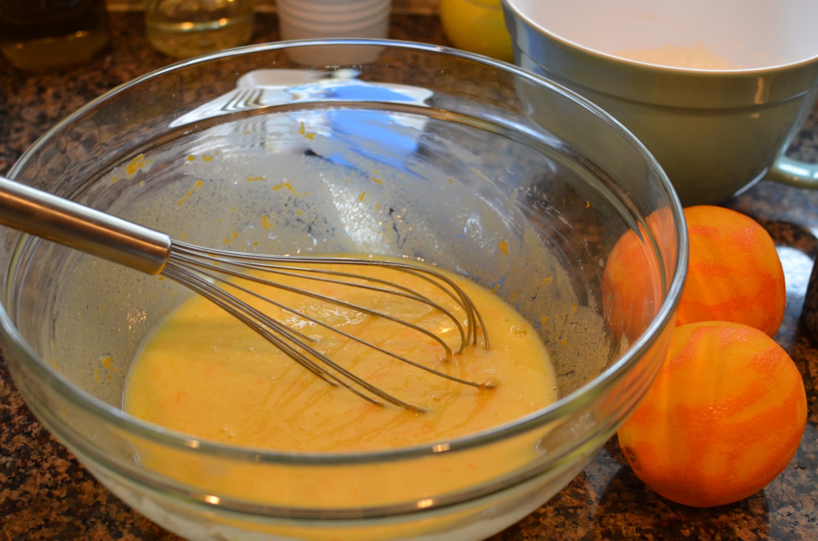 Playing with Flour Now for the orange version...orange yogurt loaf cake