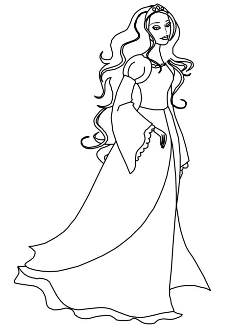 Girl Coloring Pages For Kids >> Disney Coloring Pages