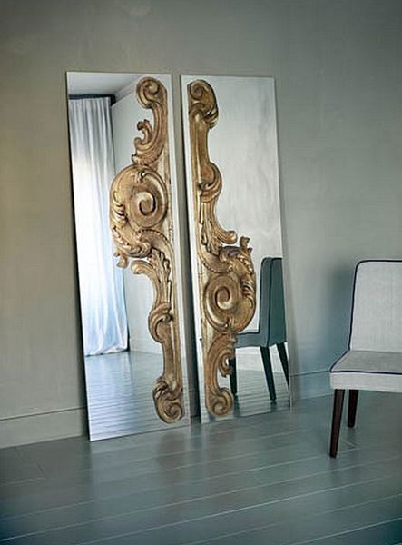 Mirror On Wall In Dark Room Mirror On Wall In Dark Room