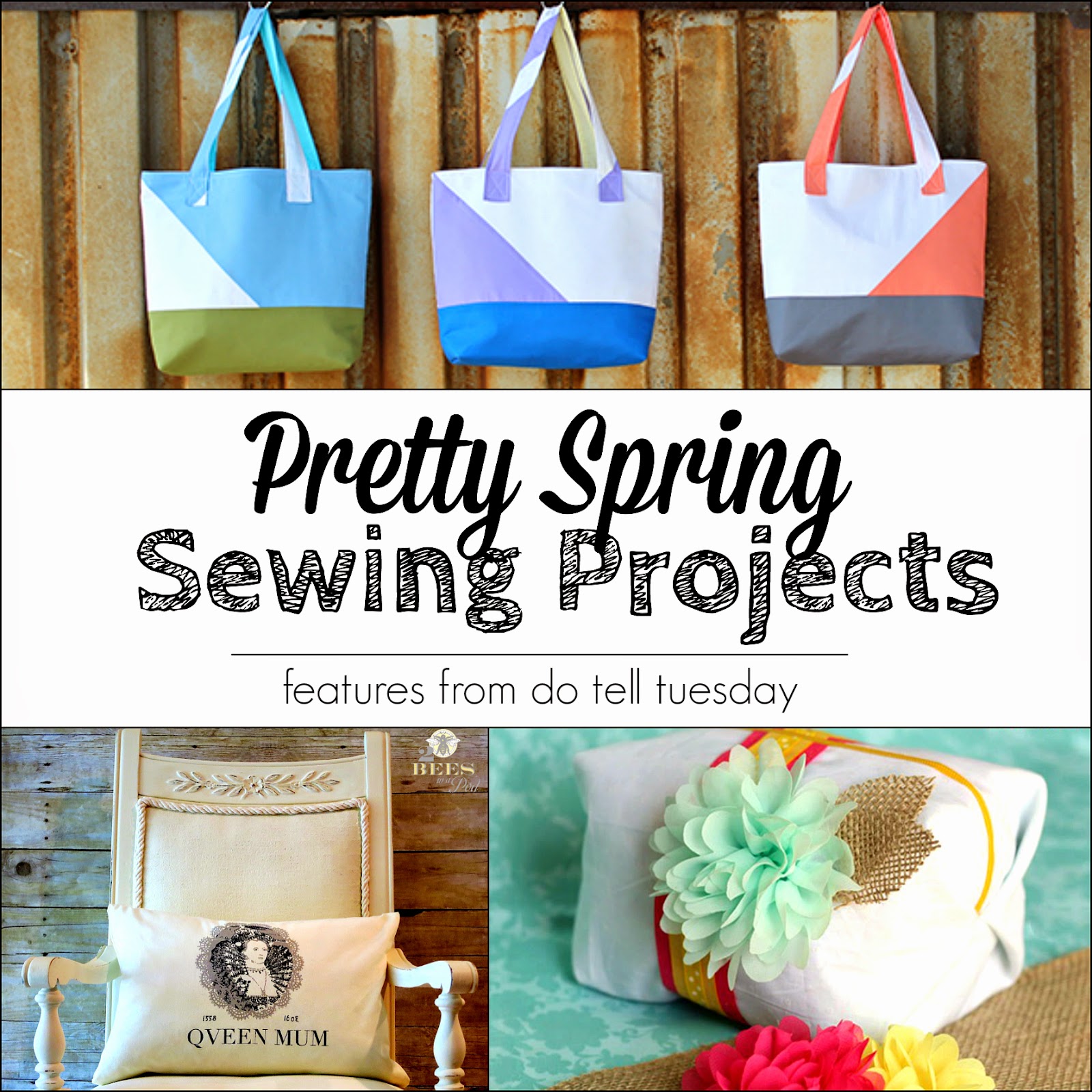 Pretty Spring Sewing Projects + Do Tell Tuesday 73! Diane's Vintage