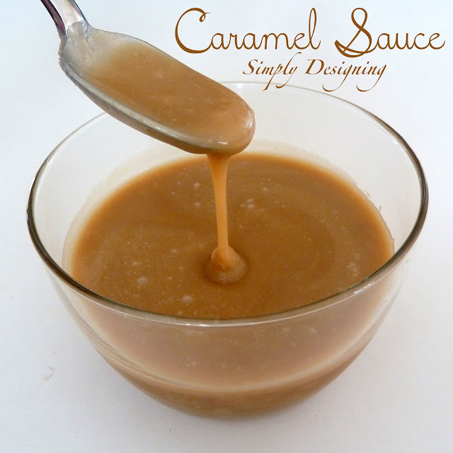 Mom's Caramel Sauce - such a simple and delicious caramel sauce that is perfect for the fall.  Perfect over #apples, #icecream or by the spoonful :)  #caramel #sauces #recipe #tastytreats