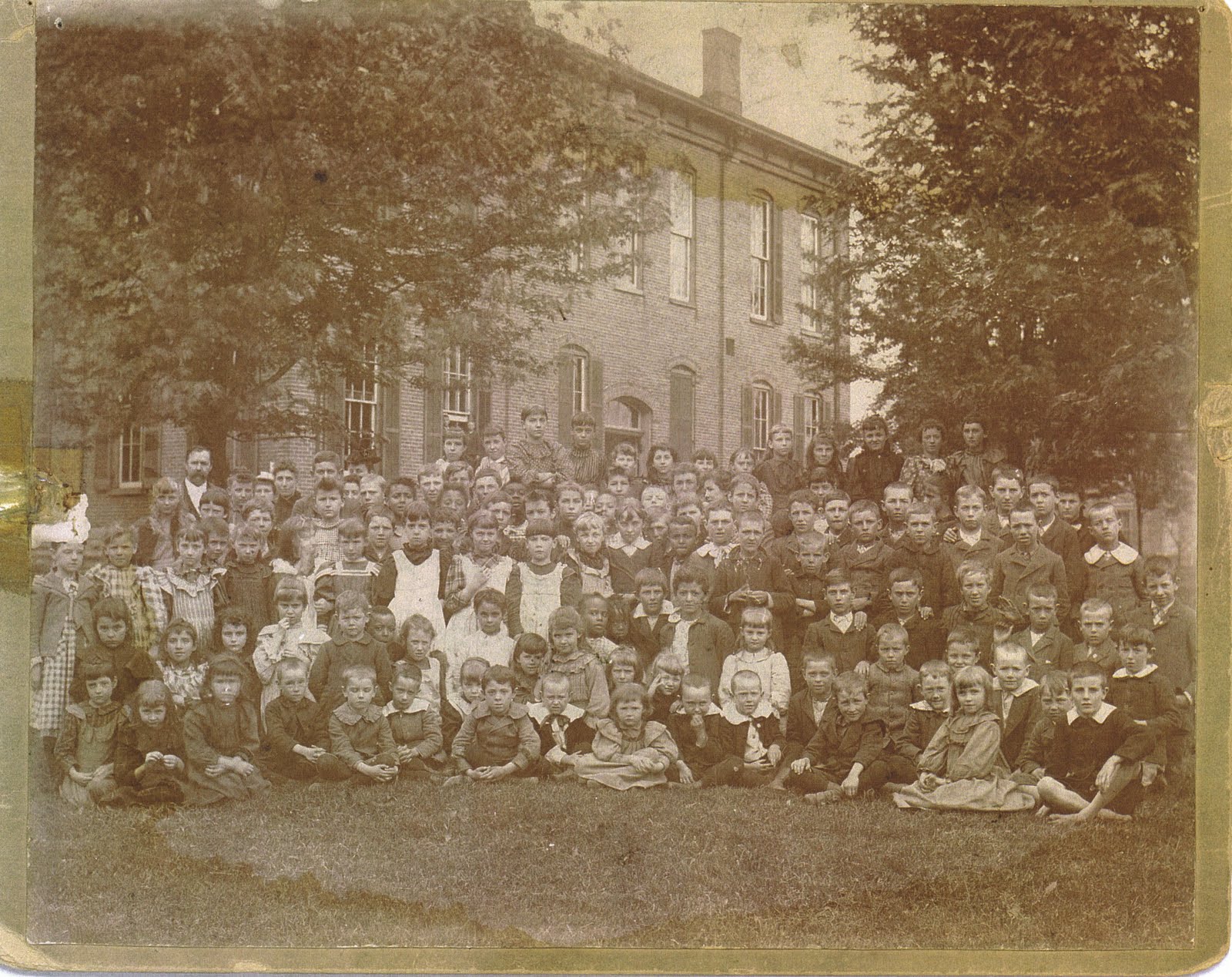 New Vienna Ohio Memories New Vienna School c1893, 1910 and Duchemin House