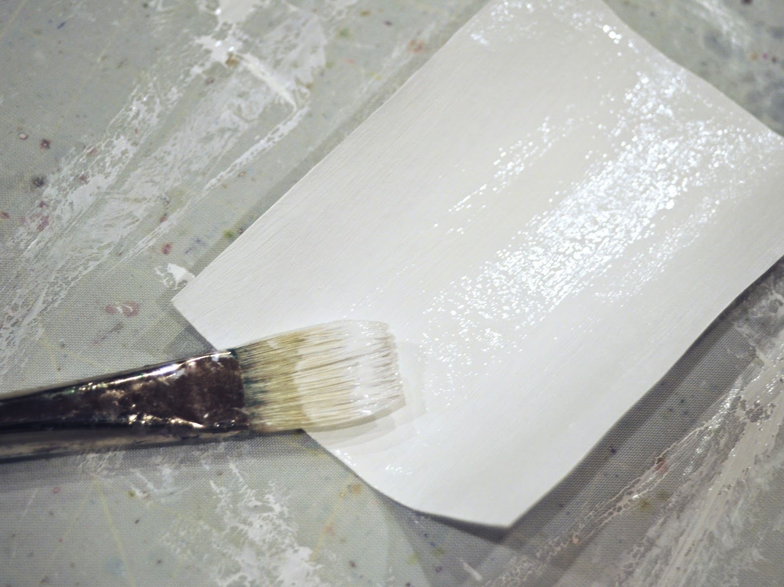 k.lynne art krafting with gesso...