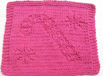 DigKnitty Designs: Another Candy Cane Knit Dishcloth Pattern