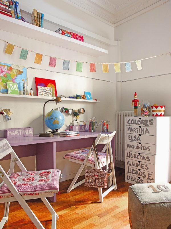 the boo and the boy kids' desks