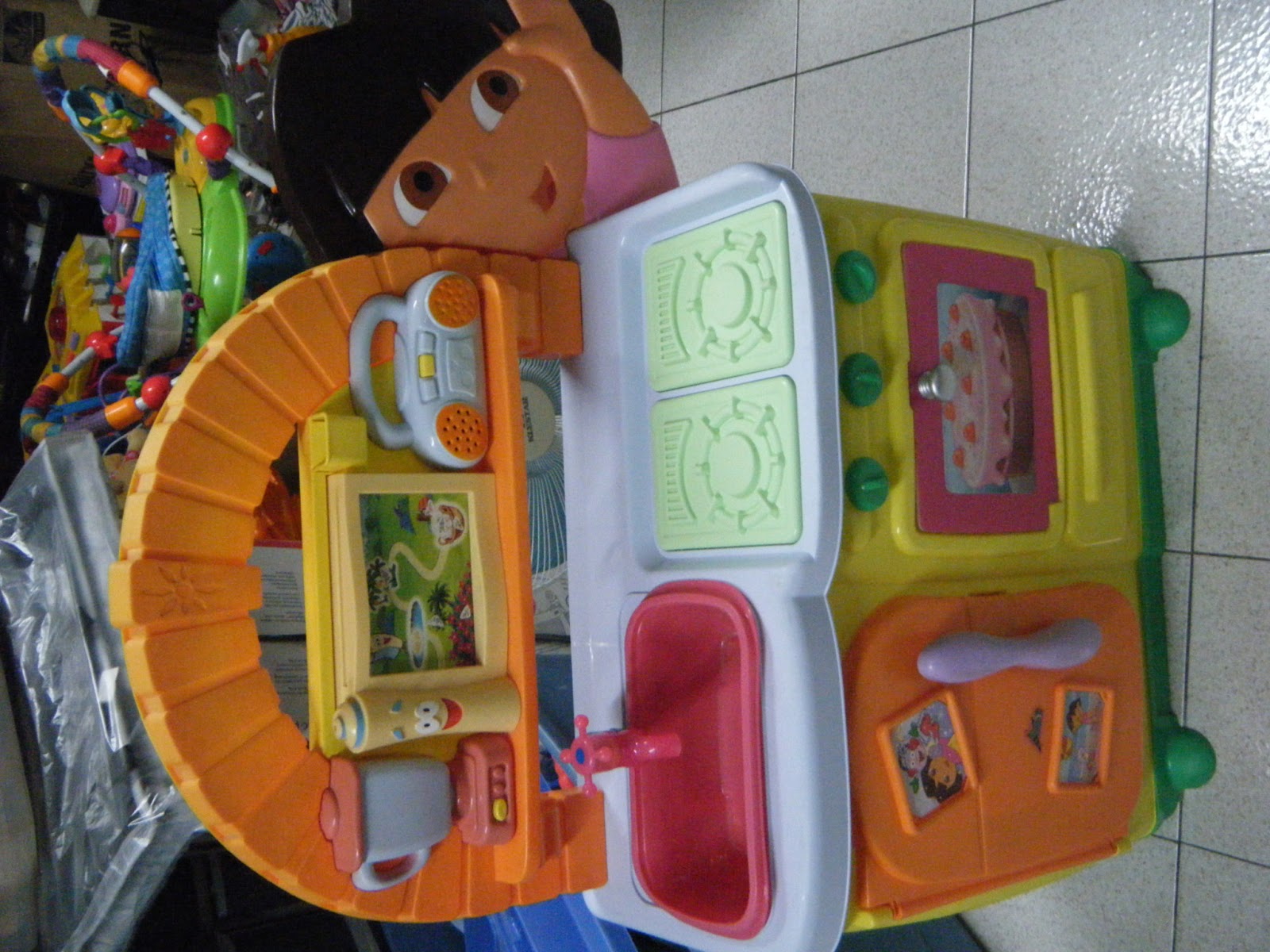 Kitchen cabinet sets for sale FisherPrice Talking Dora Stove