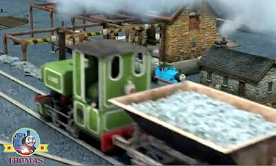Sodor railway manager Fat Controller number one Thomas the tank engine Blue Mountain Quarry mine