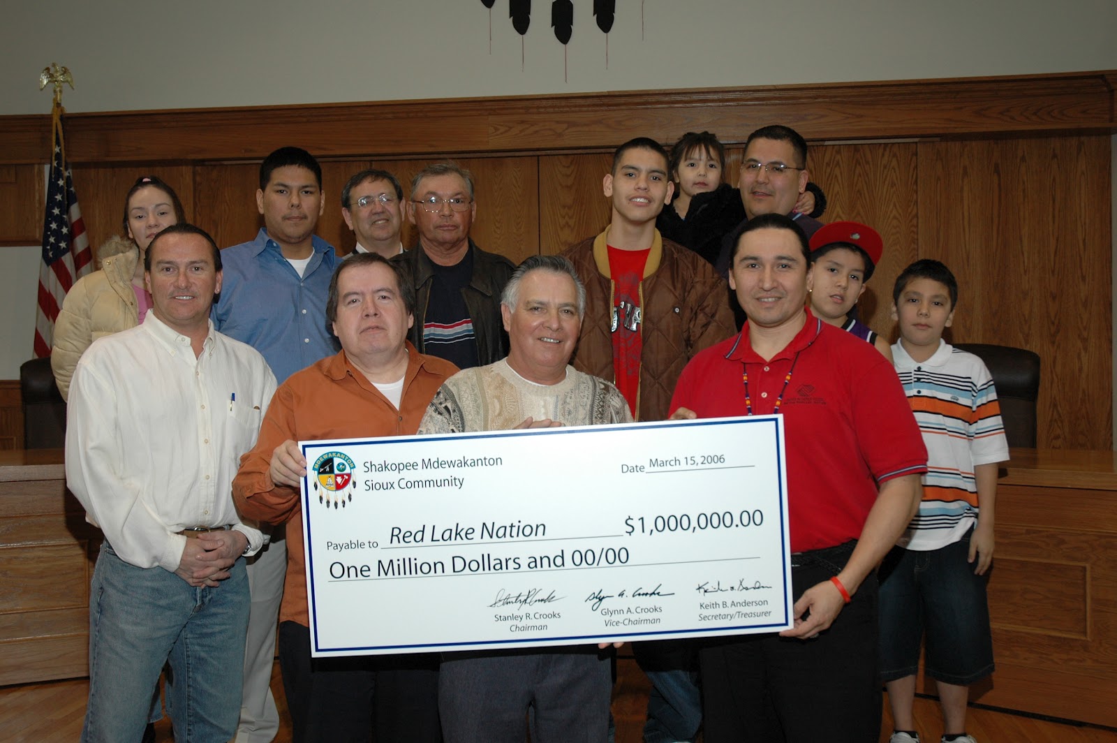 Red Lake Chairman pays tribute to Stanley Crooks Minnesota Indian