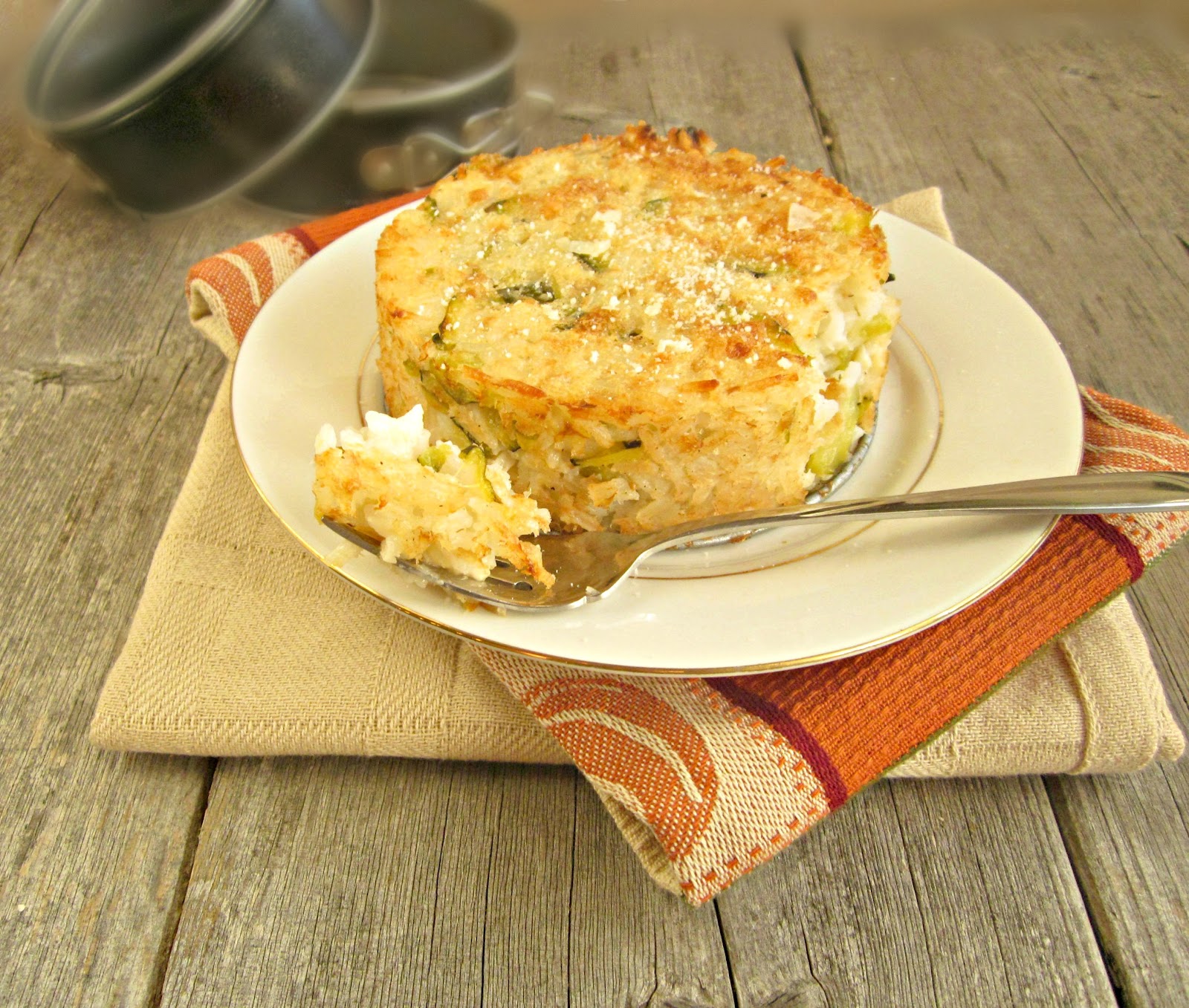 Hungry Couple Baked Rice and Zucchini Cakes