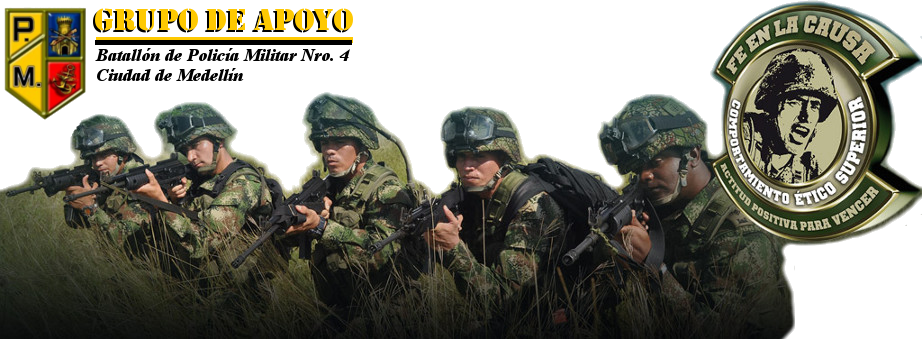 Grupo de Apoyo Bat. Policía Militar No. 4