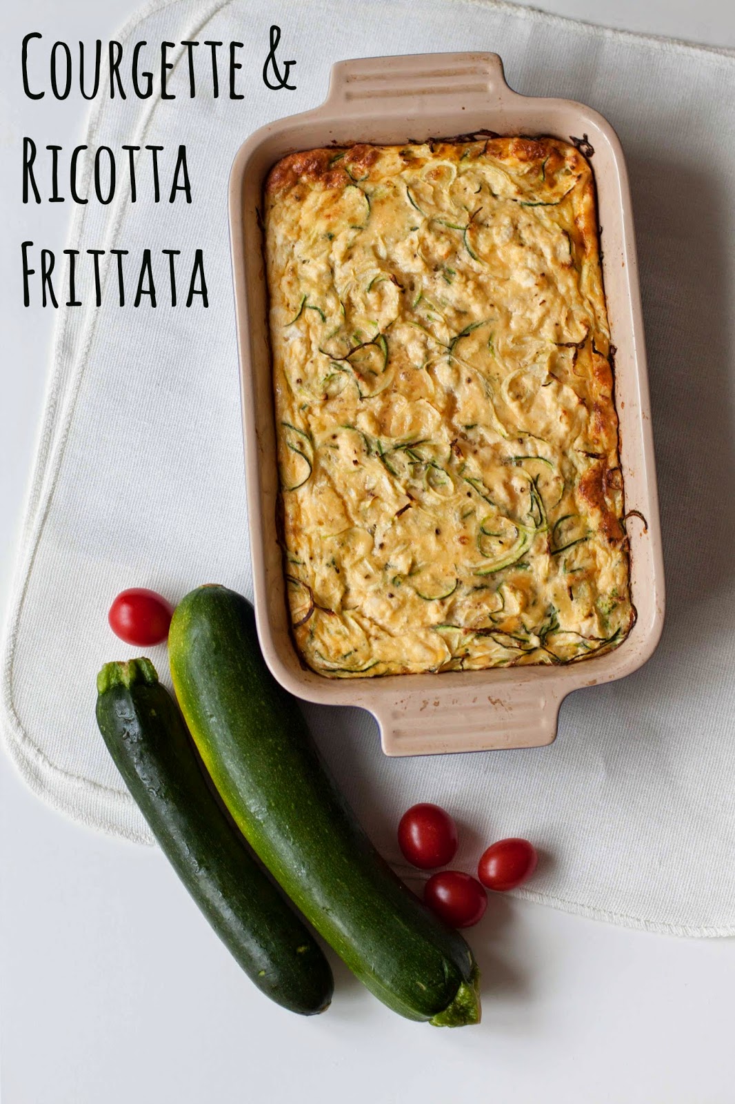 Simply Cooked Courgette and Ricotta Frittata