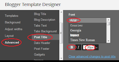 Modify Blogger Post titles in template