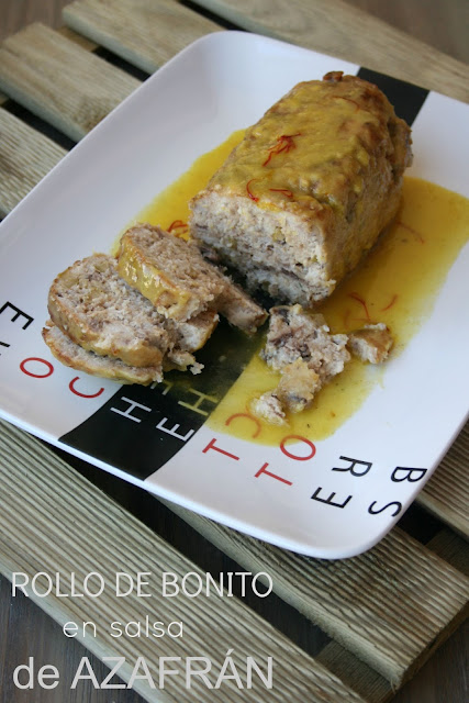 Rollo De Bonito En Salsa De Azafrán
