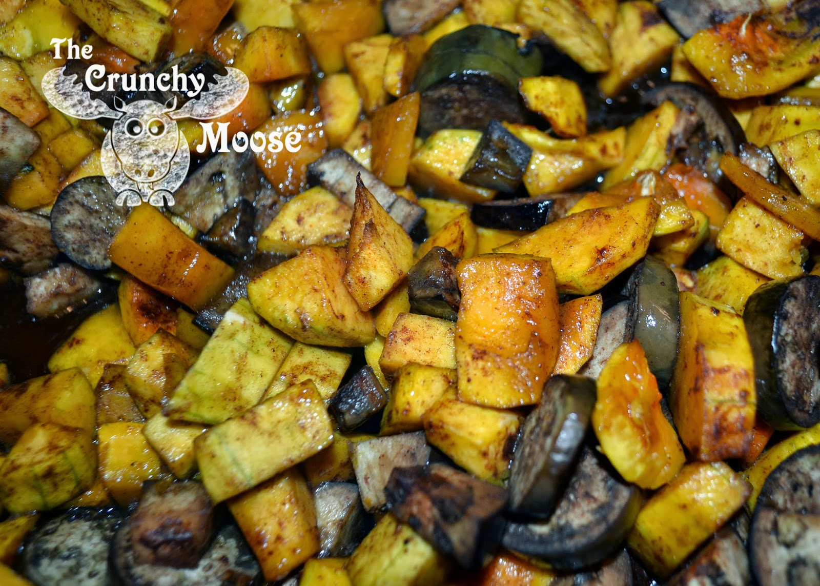 The Crunchy Moose Caramelized Butternut Squash and Eggplant