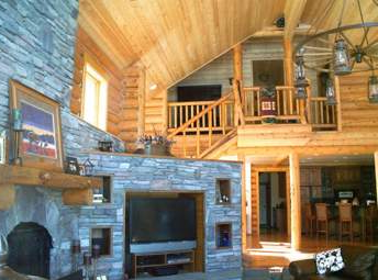 My Home Interior Design: Log Home Interiors