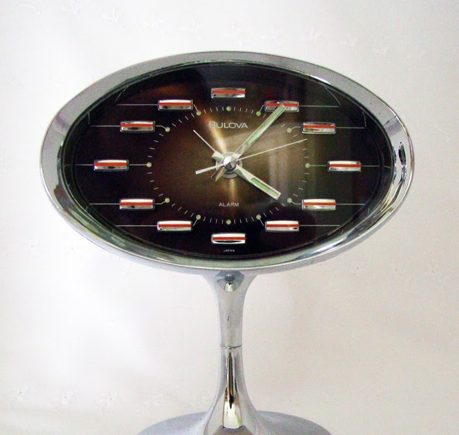 Fab Finds from Gentler Times Retro Bulova Alarm Clock Score!