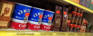 Our coffee selection on shelf For Westerners coffee is three hundred years old, but in the East it was widespread as a beverage
